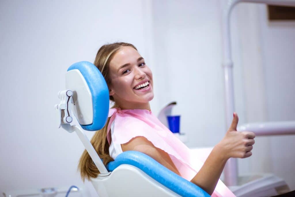 women smiling after Dental Appointment